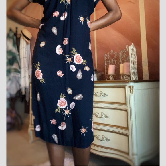 Seahshell Dress Vintage 40s look - Picture 3 of 5